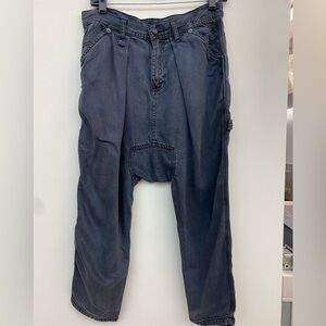 R13 drop rise crop jeans size 26